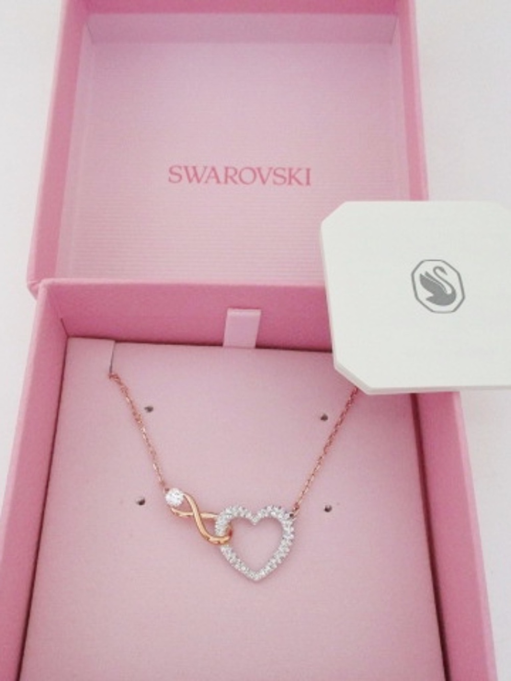 SWAROVSKI - Infinity Heart Necklace